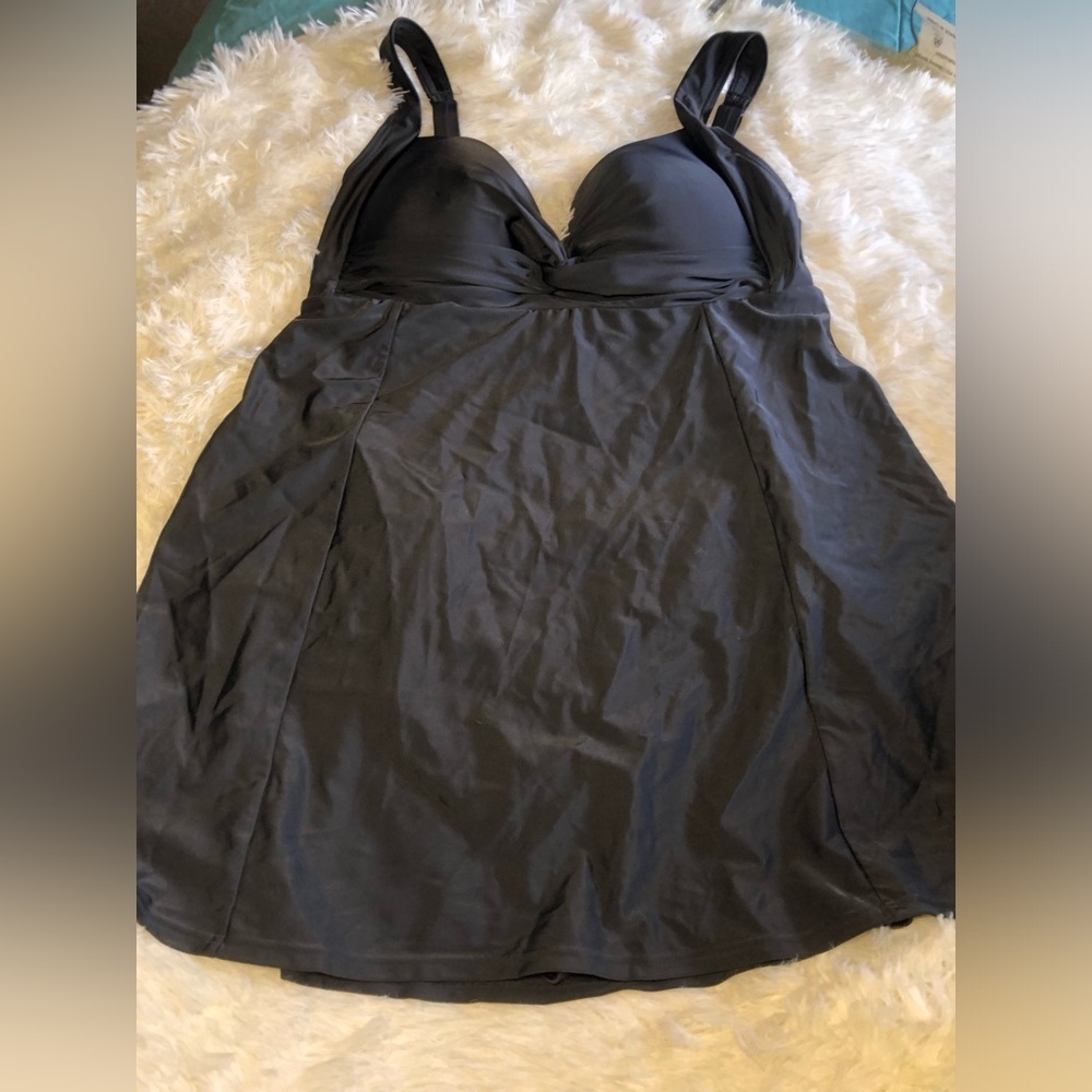 VENUS Black One Piece Swimsuit Dress size 16 NWOT - Picture 11 of 11
